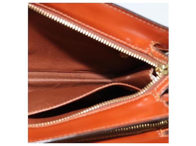 LOUIS VUITTON Clutch Angian Epi Marrone M52113 LV Auth 131458 - vista 19