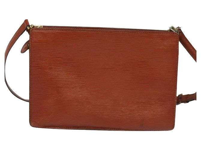 LOUIS VUITTON Clutch Angian Epi Marrone M52113 LV Auth 131458 - vista 2