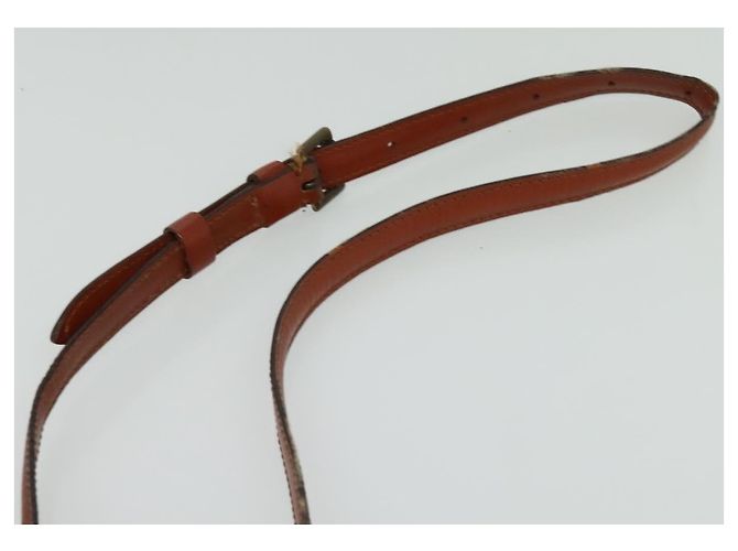 LOUIS VUITTON Clutch Angian Epi Marrone M52113 LV Auth 131458 - vista 8