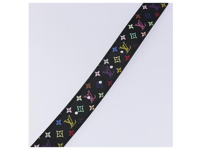 LOUIS VUITTON Multicolor LV cut Gürtel Schwarz M6890 Authentisch yk18733V - Ansicht 9