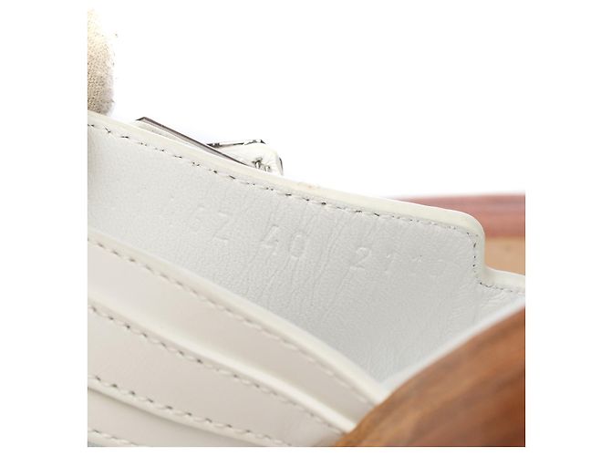 Kelly Hermès Scarpa HERMES in Pelle Bianca - 102743 Bianco - vista 7
