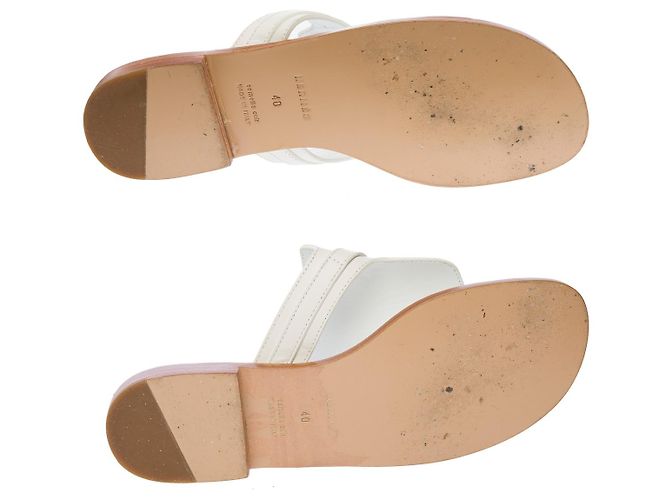 Kelly Hermès Scarpa HERMES in Pelle Bianca - 102743 Bianco - vista 9