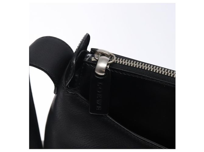 Borsa a Spalla LOEWE in Pelle Nera Argento Auth gh471 Nero - vista 10