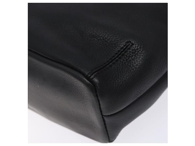Borsa a Spalla LOEWE in Pelle Nera Argento Auth gh471 Nero - vista 15
