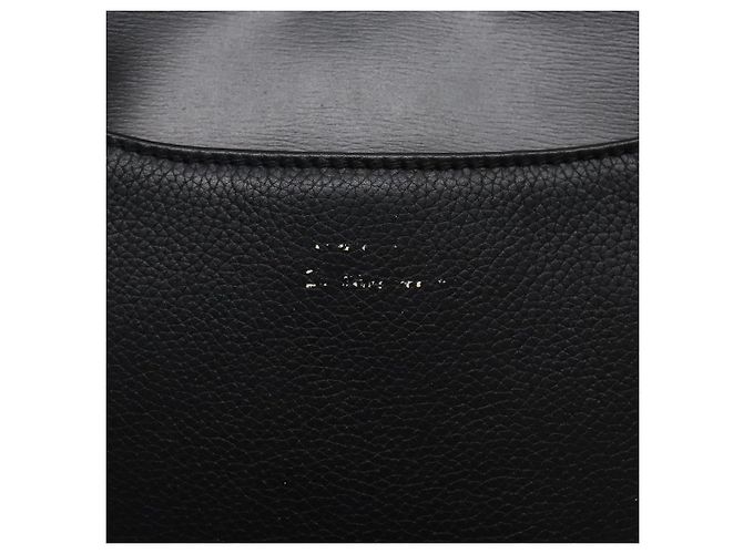 Borsa a Spalla LOEWE in Pelle Nera Argento Auth gh471 Nero - vista 17