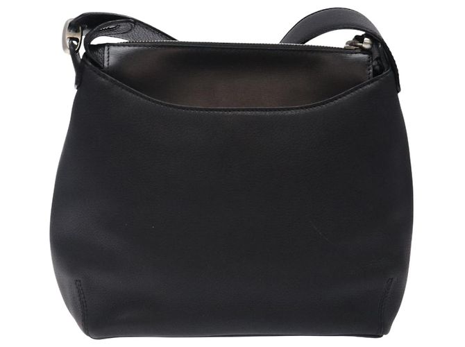 Borsa a Spalla LOEWE in Pelle Nera Argento Auth gh471 Nero - vista 2