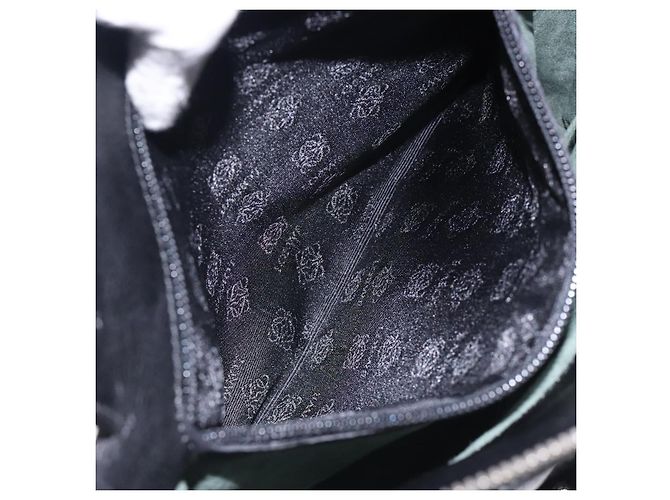 Borsa a Spalla LOEWE in Pelle Nera Argento Auth gh471 Nero - vista 22