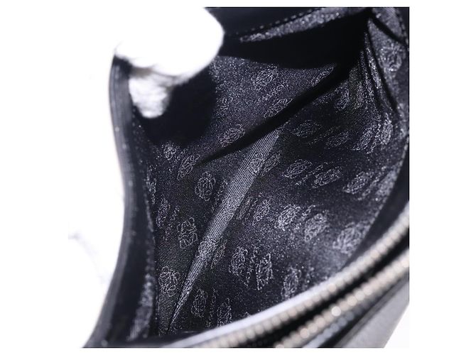 Borsa a Spalla LOEWE in Pelle Nera Argento Auth gh471 Nero - vista 23