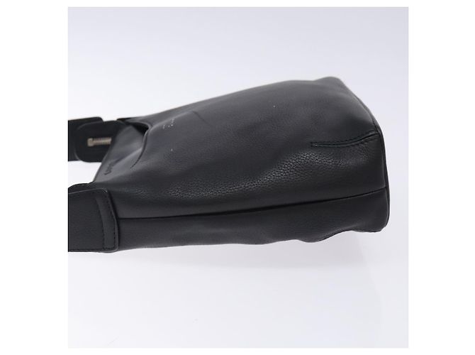 Borsa a Spalla LOEWE in Pelle Nera Argento Auth gh471 Nero - vista 4