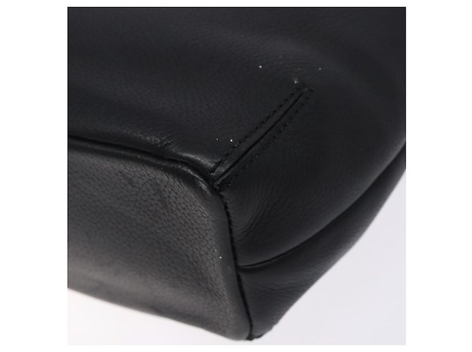 Borsa a Spalla LOEWE in Pelle Nera Argento Auth gh471 Nero - vista 9