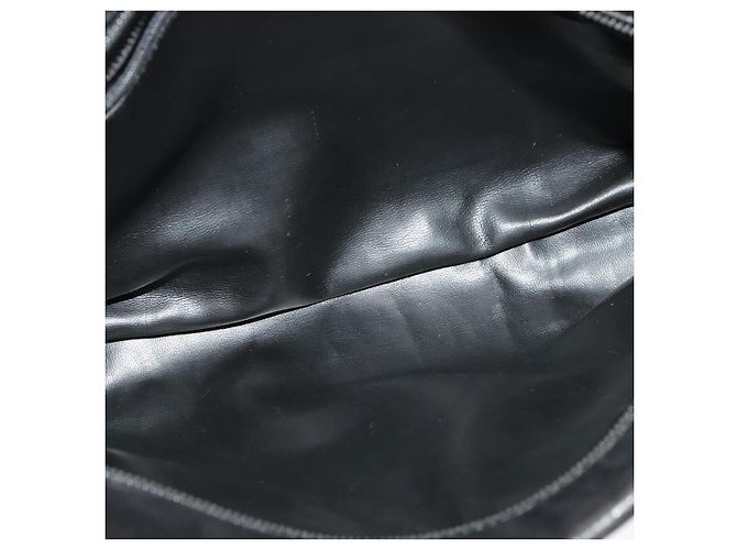 BALLY Borsa a Spalla con Catena Pelle Nera Oro Auth 131560 Nero D'oro - vista 11