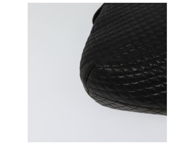 BALLY Borsa a Spalla con Catena Pelle Nera Oro Auth 131560 Nero D'oro - vista 15