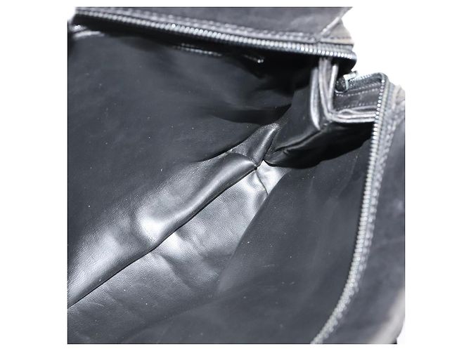 BALLY Borsa a Spalla con Catena Pelle Nera Oro Auth 131560 Nero D'oro - vista 18