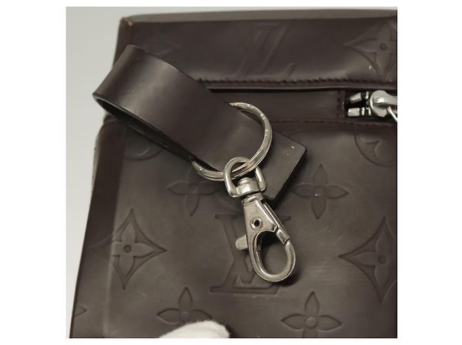 LOUIS VUITTON Pochette Ray in Pizzo Monogram Marrone M46550 LV Auth BA3945 - vista 8