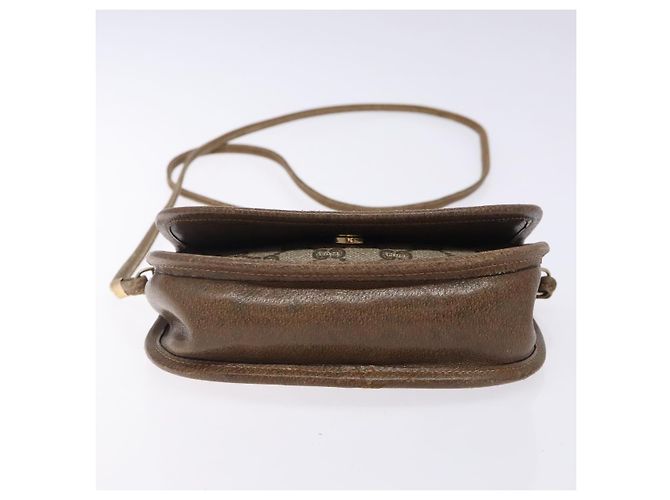 Borsa a Spalla GUCCI GG Plus Supreme PVC Beige Oro Auth th6187 D'oro - vista 5