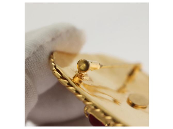Spilla CHANEL metallo oro CC Auth BA3720 D'oro - vista 4