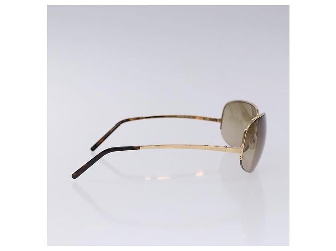 Occhiali da sole PRADA Metallo Oro CC Auth yk18756 D'oro - vista 5
