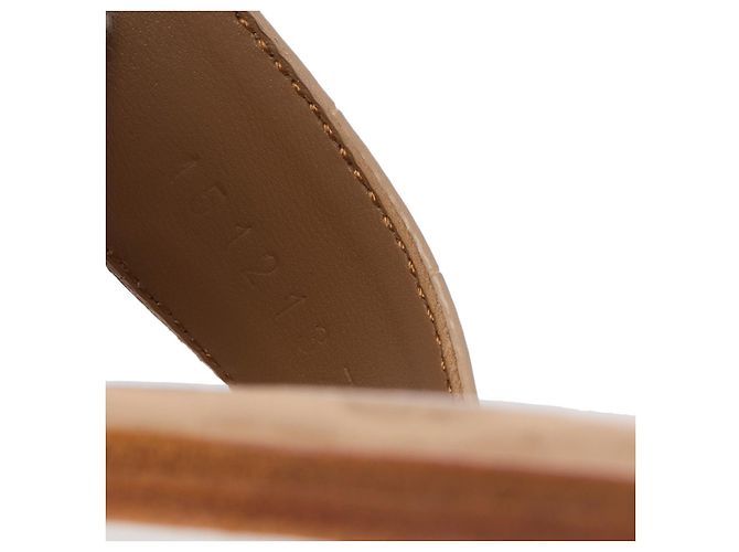 Oran Hermès Chaussure HERMES en Cuirs exotiques Beige - 102744 - vue 7