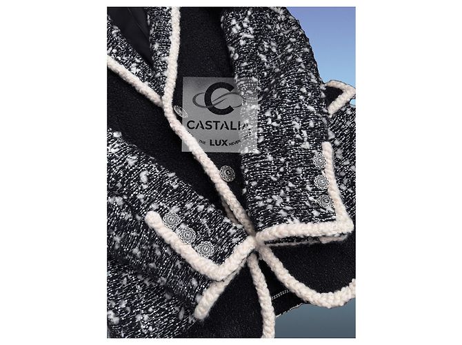 Chanel 13K$ Runway Black Jacket Sequin Embellishment 34 FR - view 13
