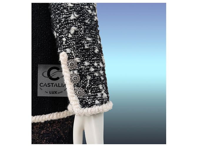 Chanel 13K$ Runway Black Jacket Sequin Embellishment 34 FR - view 14