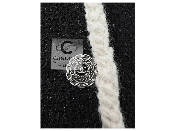 Chanel 13K$ Runway Black Jacket Sequin Embellishment 34 FR - view 15