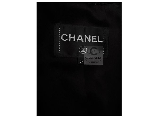 Chanel 13K$ Runway Black Jacket Sequin Embellishment 34 FR - view 17