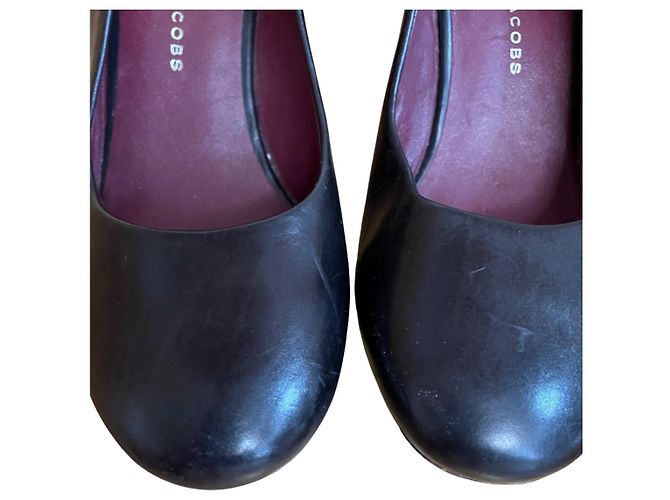 Black leather high heels with python effect – Marc by Marc Jacobs (Size 36) - view 11