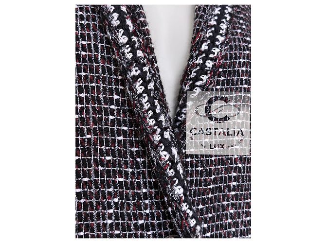 Chanel Schwarze Tweedjacke Georgia Jagger Style 36 FR - Ansicht 10