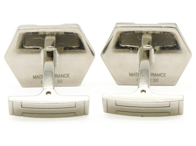 Hermès HERMES Super H Cufflinks Silvery - view 4