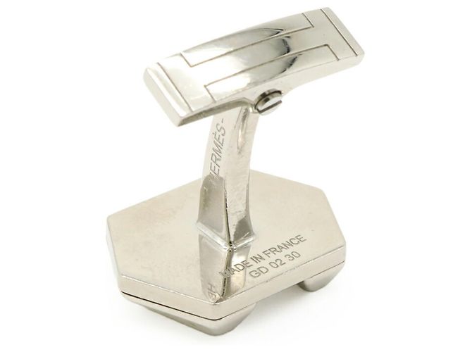 Hermès HERMES Super H Cufflinks Silvery - view 6