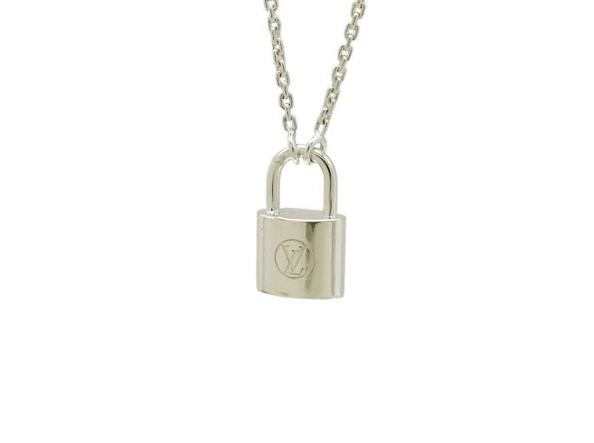 Collana Louis Vuitton Silver Lockit UNICEF Argento - vista 2