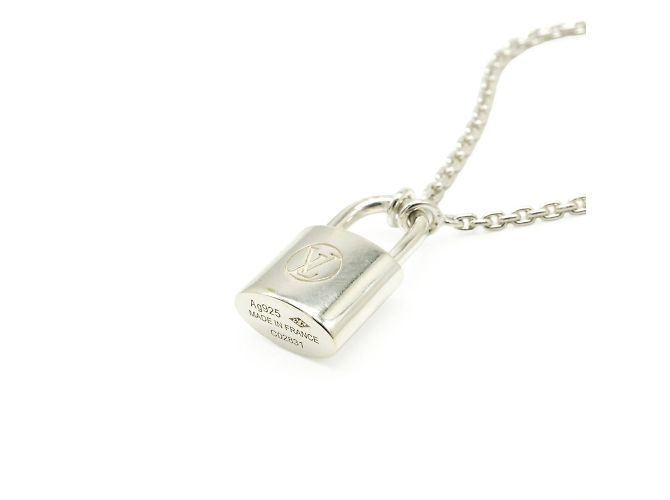 Collana Louis Vuitton Silver Lockit UNICEF Argento - vista 4