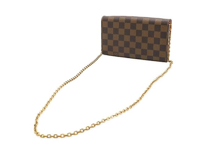 Borsa a spalla portafoglio Croisette in damier Louis Vuitton Rosa - vista 3
