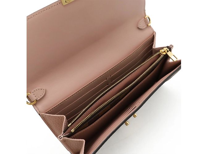 Borsa a spalla portafoglio Croisette in damier Louis Vuitton Rosa - vista 7
