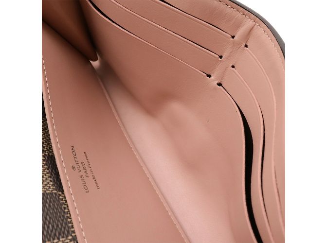 Borsa a spalla portafoglio Croisette in damier Louis Vuitton Rosa - vista 9