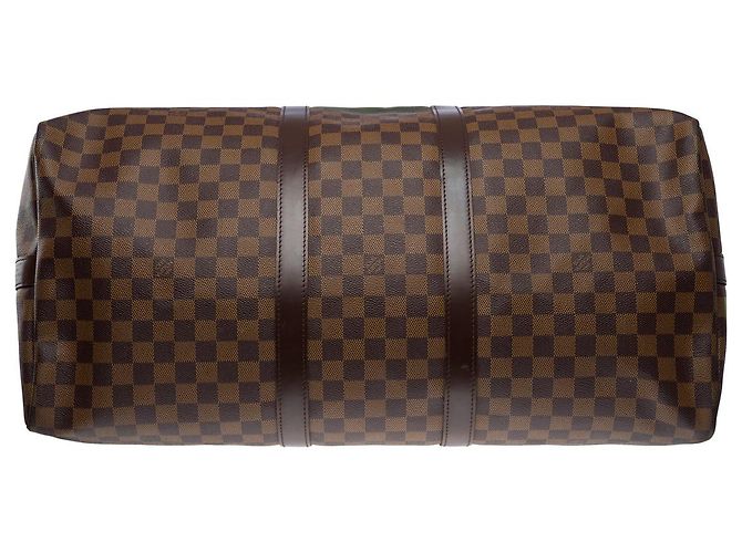 LOUIS VUITTON Keepall in Tela Marrone - 101190 - vista 10