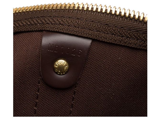 LOUIS VUITTON Keepall in Tela Marrone - 101190 - vista 7