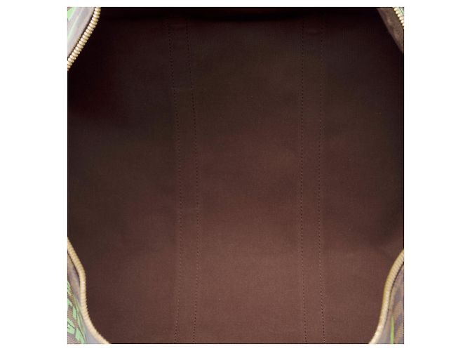 LOUIS VUITTON Keepall in Tela Marrone - 101190 - vista 8