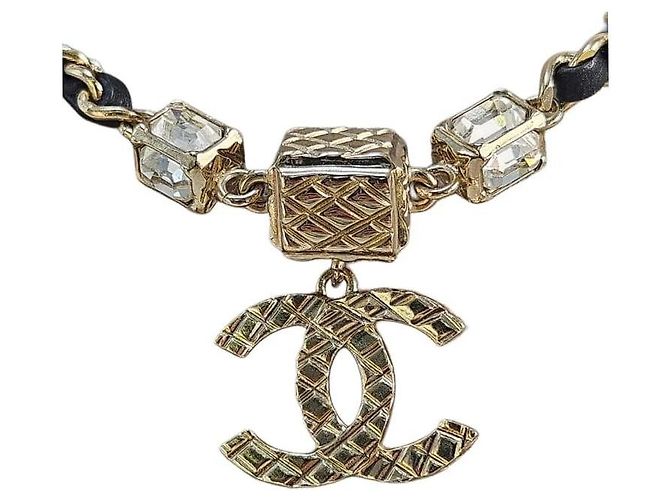 Collar Chanel Dorado - vista 2