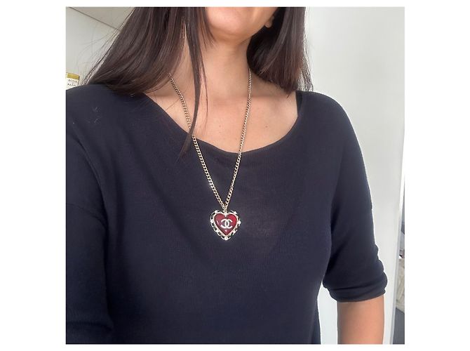 Collar Chanel Dorado - vista 10