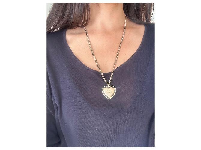 Collar Chanel Dorado - vista 12