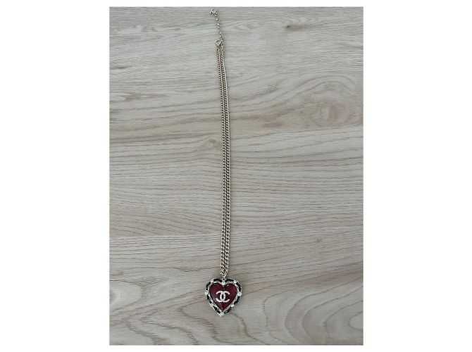 Collar Chanel Dorado - vista 3