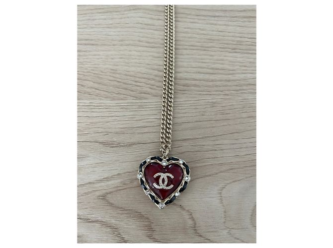 Collar Chanel Dorado - vista 4