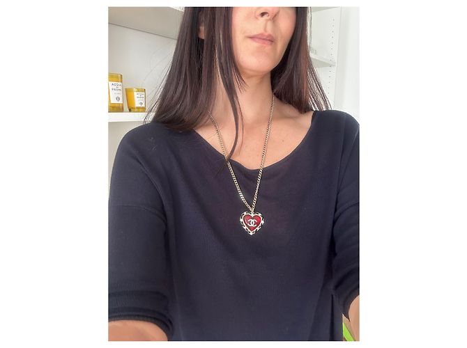 Collar Chanel Dorado - vista 9