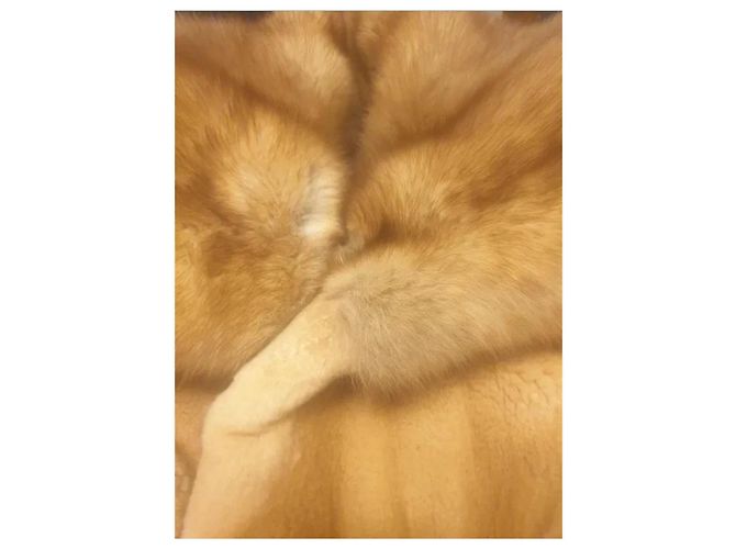 Autre Marque Long mink coat hazelnut - view 2