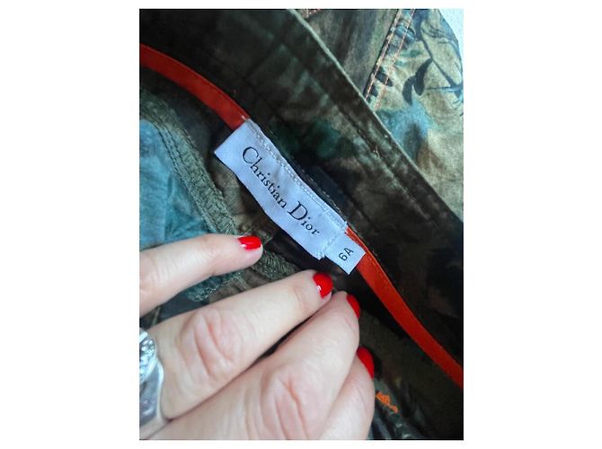 Ensemble militaire camouflage Dior en coton Multicolore - vue 12