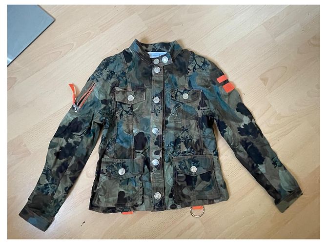 Ensemble militaire camouflage Dior en coton Multicolore - vue 3