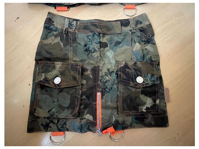 Ensemble militaire camouflage Dior en coton Multicolore - vue 4