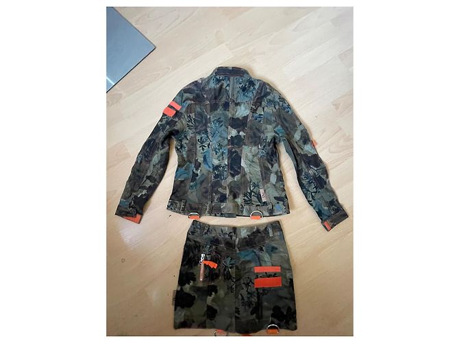 Ensemble militaire camouflage Dior en coton Multicolore - vue 5
