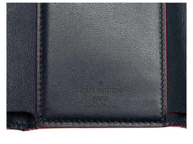 Cartera Capucines de cuero Taurillon Louis Vuitton Azul - vista 10